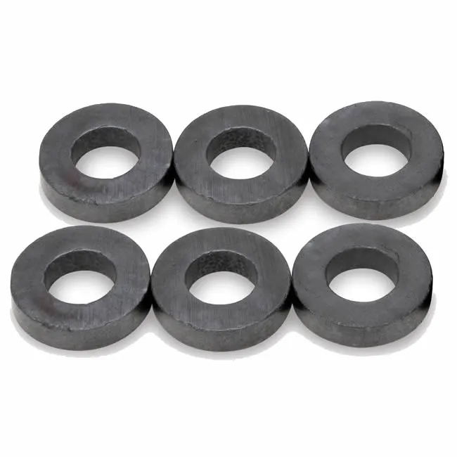Ferrite ring magnets in bulk